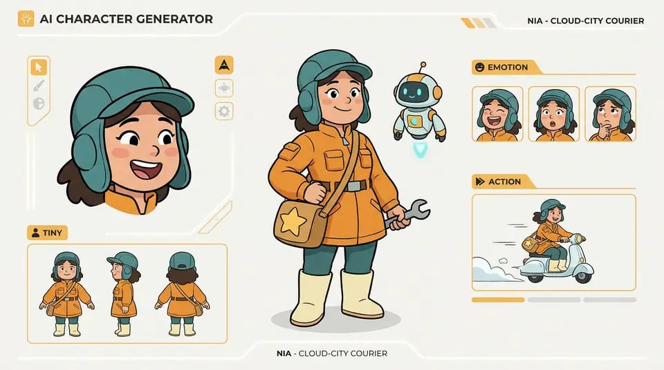 AI Character Design Generator