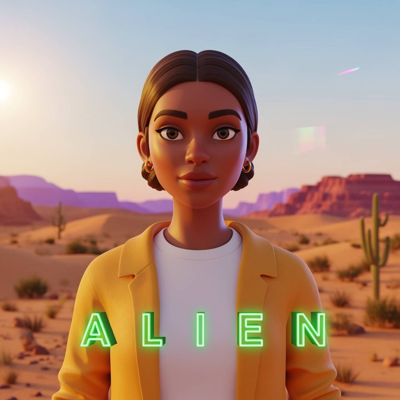 Alien in the Golden Dunes related style