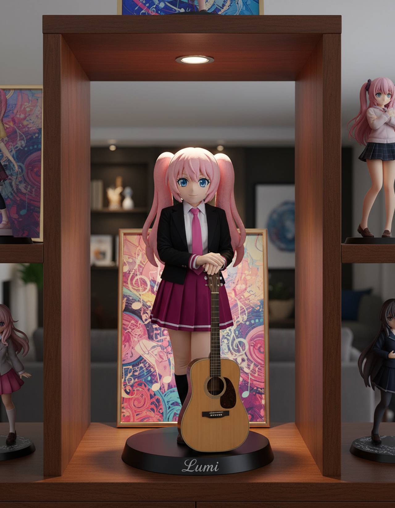 Character statue preview