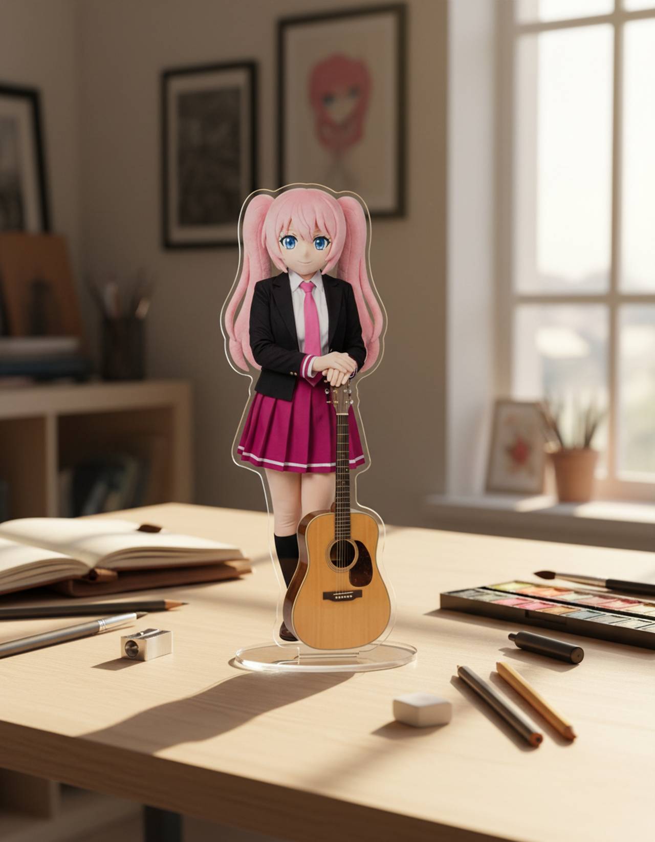 Clear acrylic preview