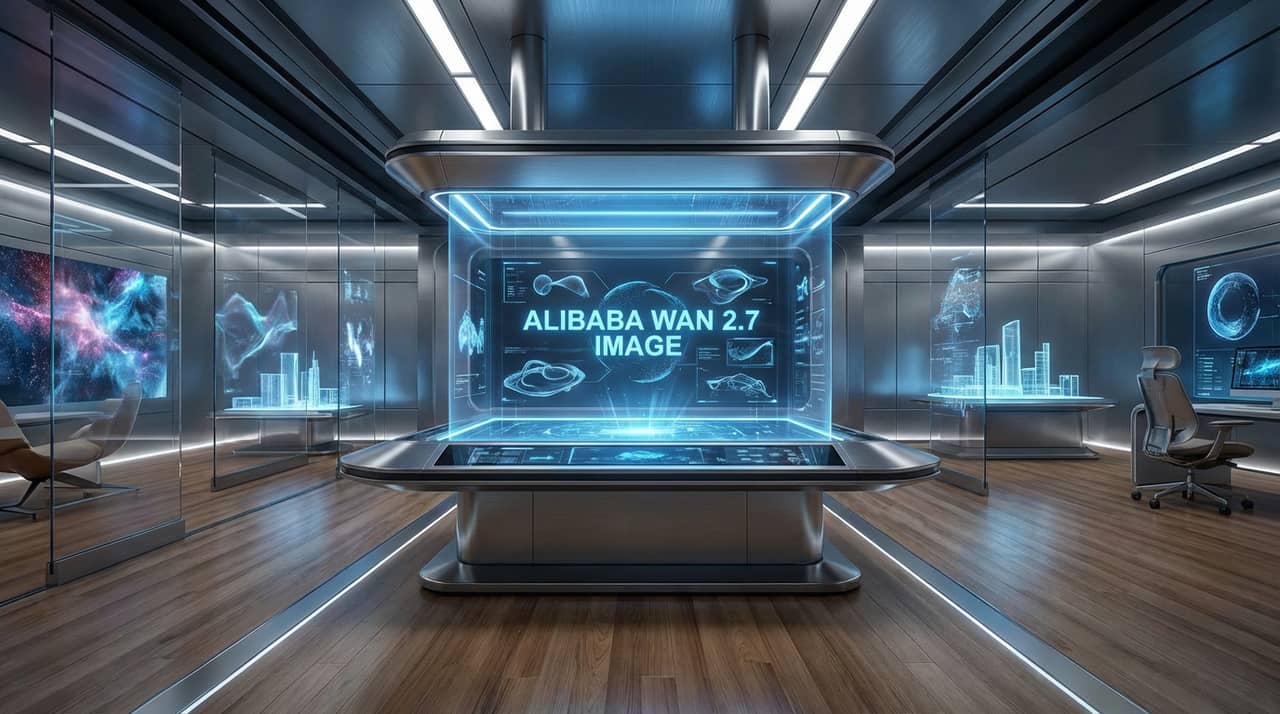 A cinematic hero image for an advanced AI image generation workflow.