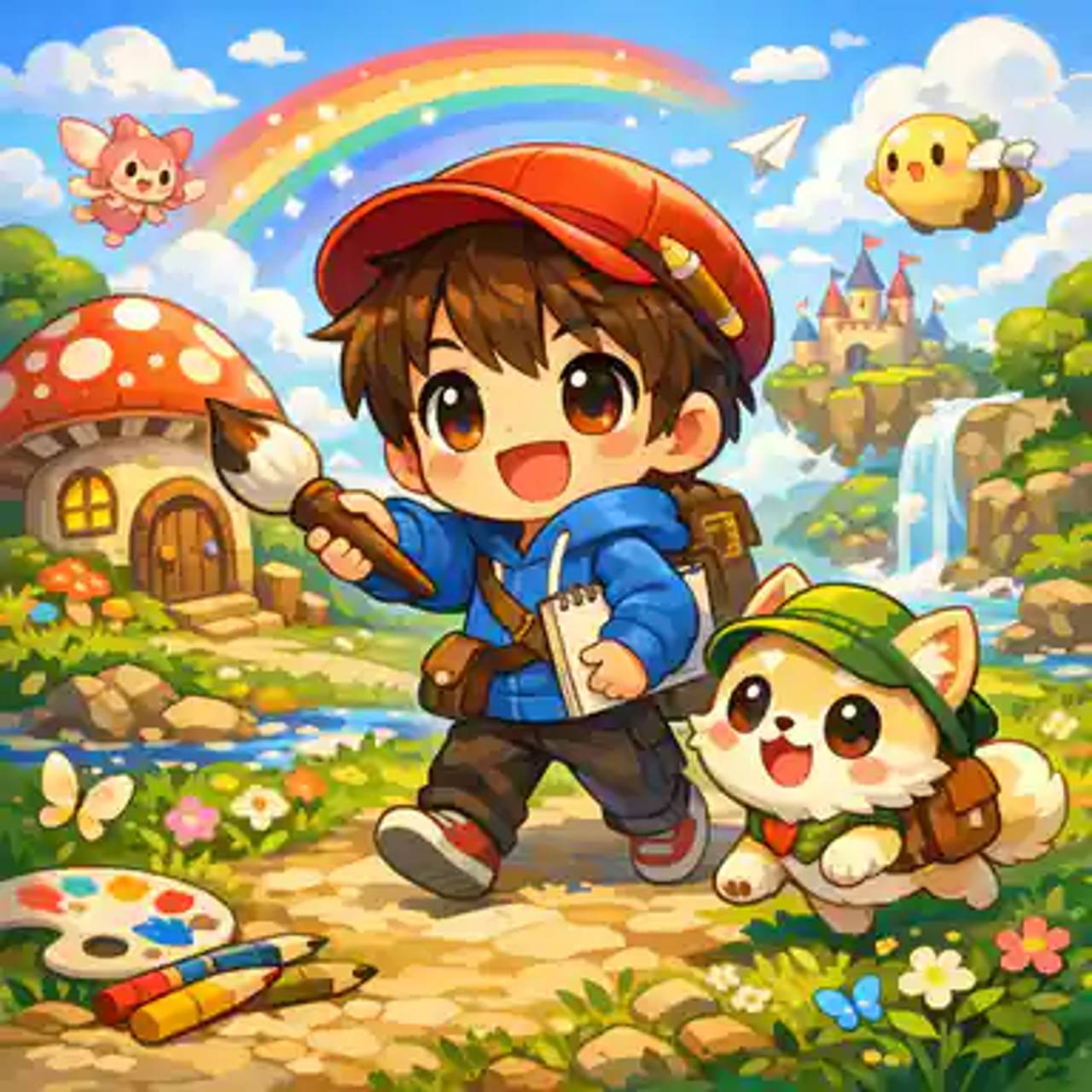 Chibi Style generated style sample