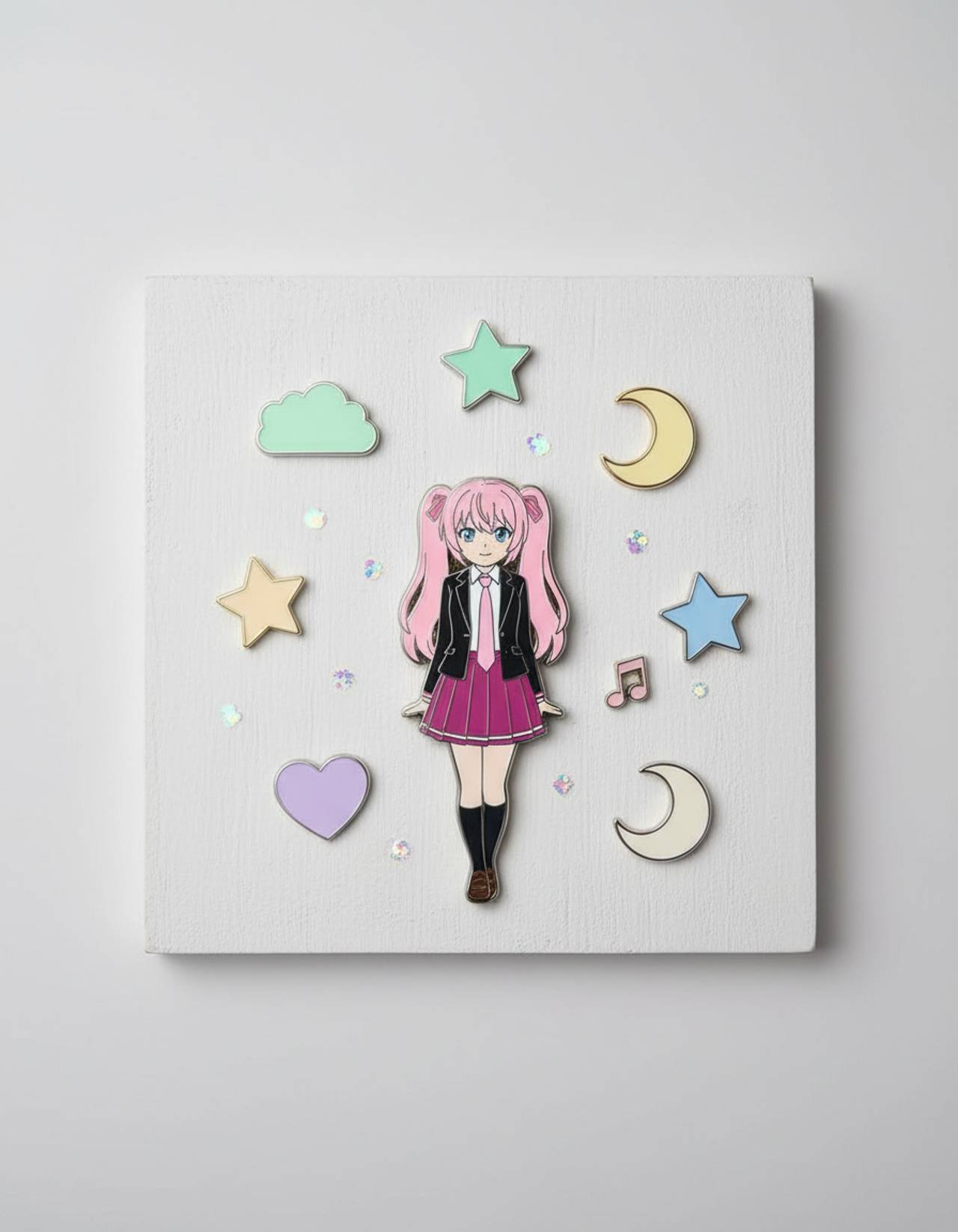 Pastel badge set