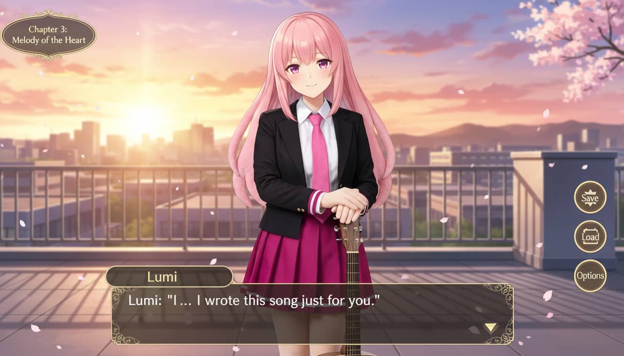 AI Visual Novel UI Generator