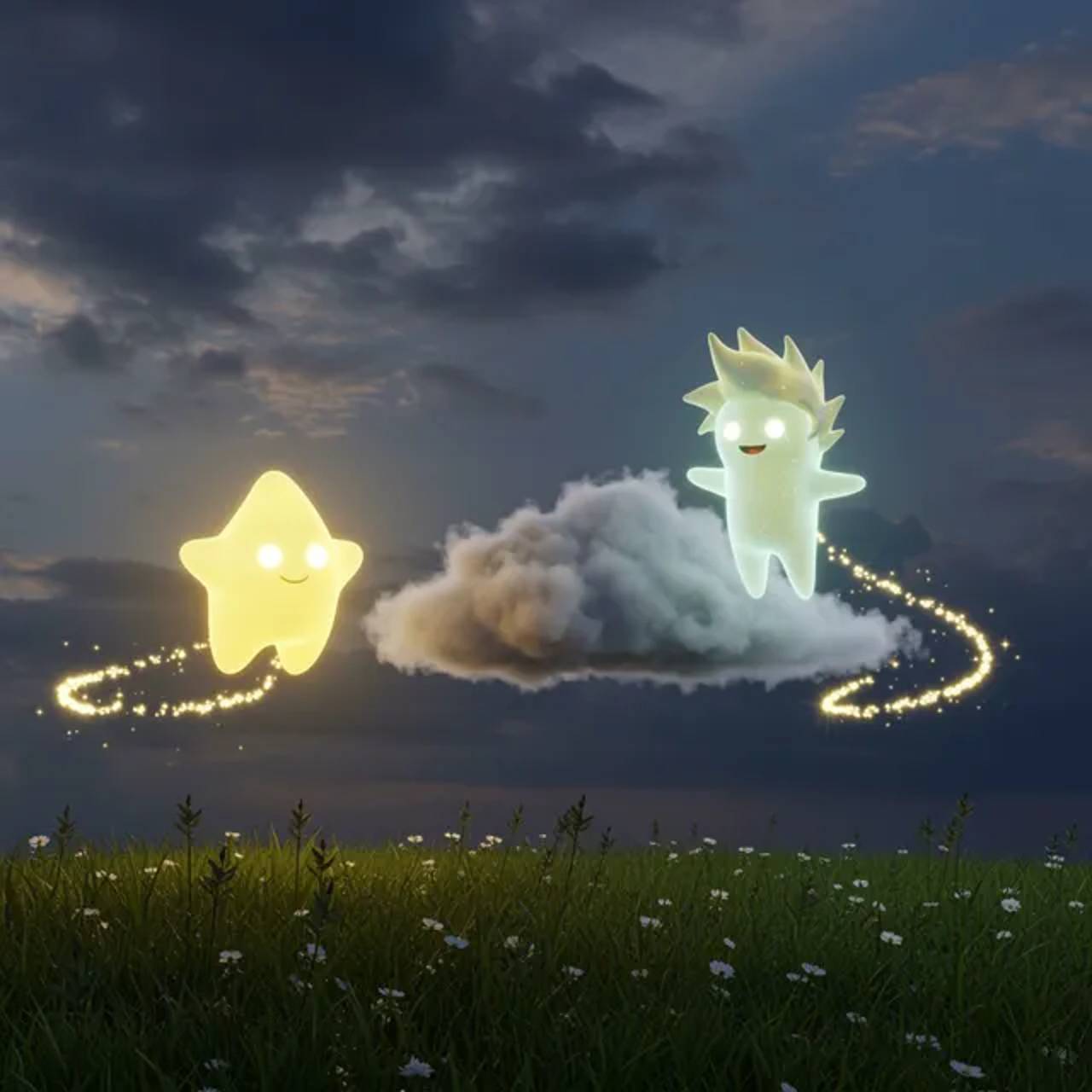 Lumi and Ray understand the clouds' perspectives.