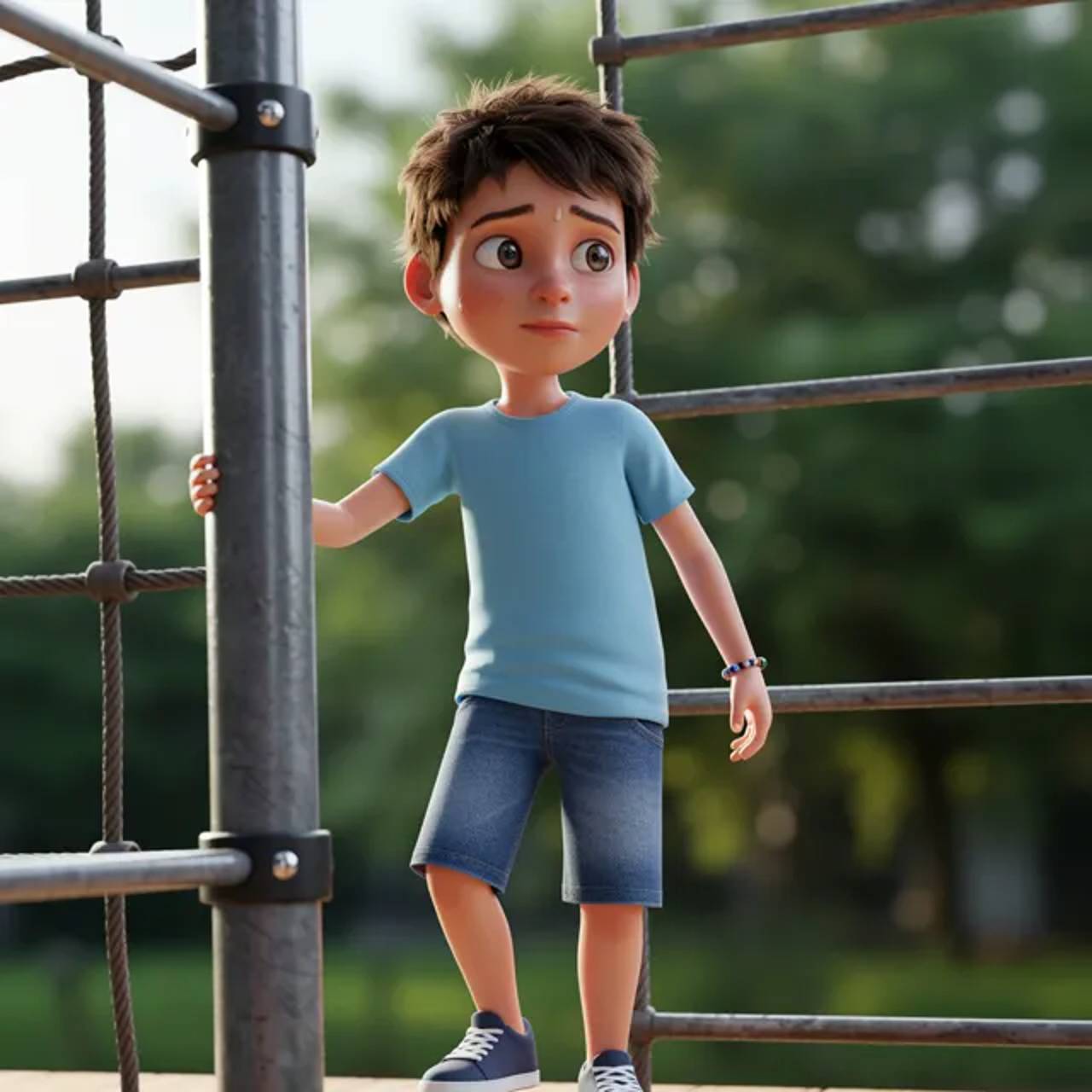 Critical moment arrives where the kid must face their biggest fear.