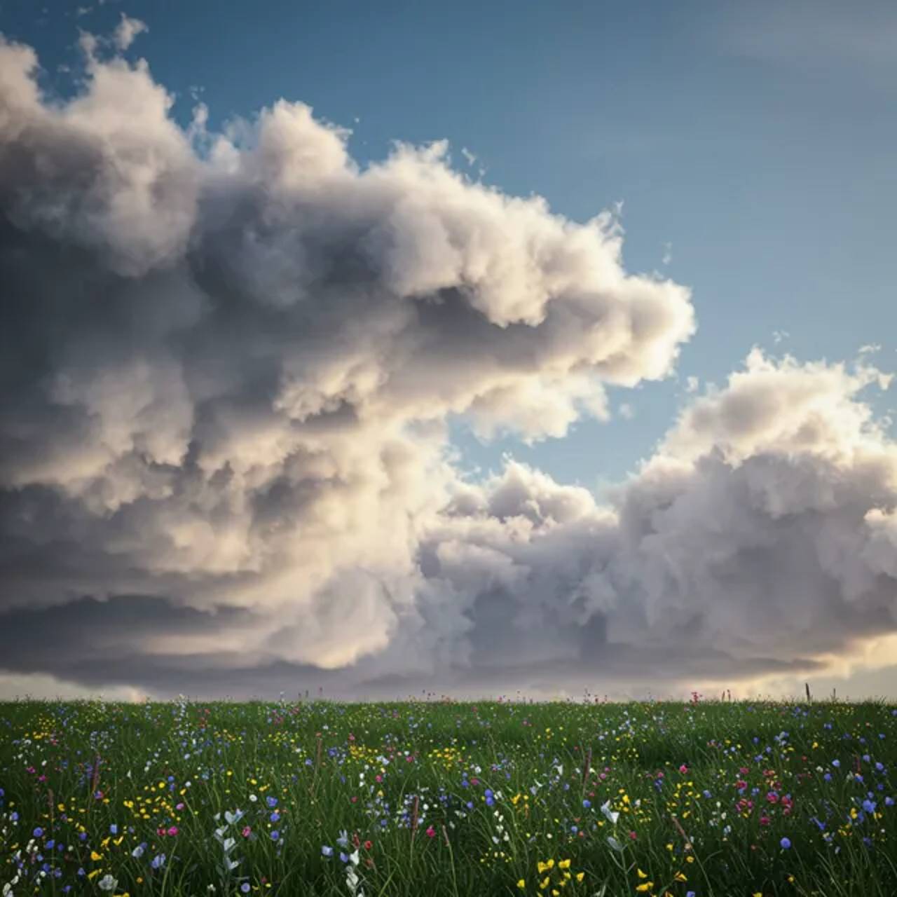 The clouds decide to cooperate.