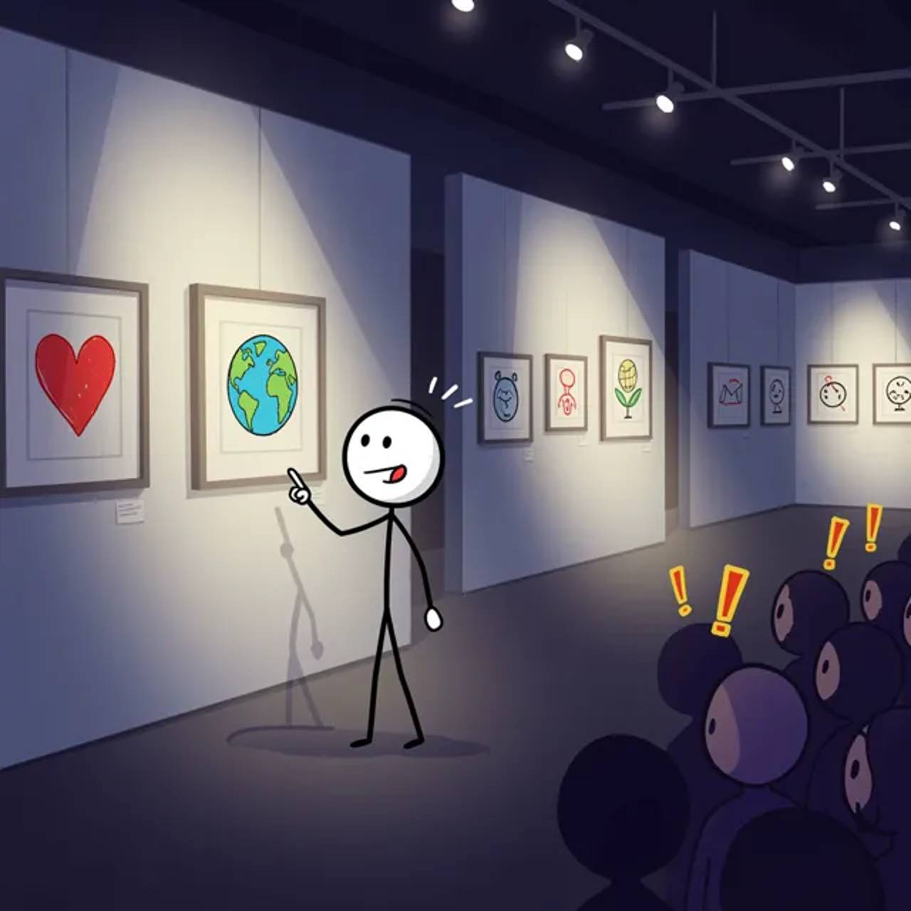 Message payoff: the comic uses clear symbolic action to make the point land.
