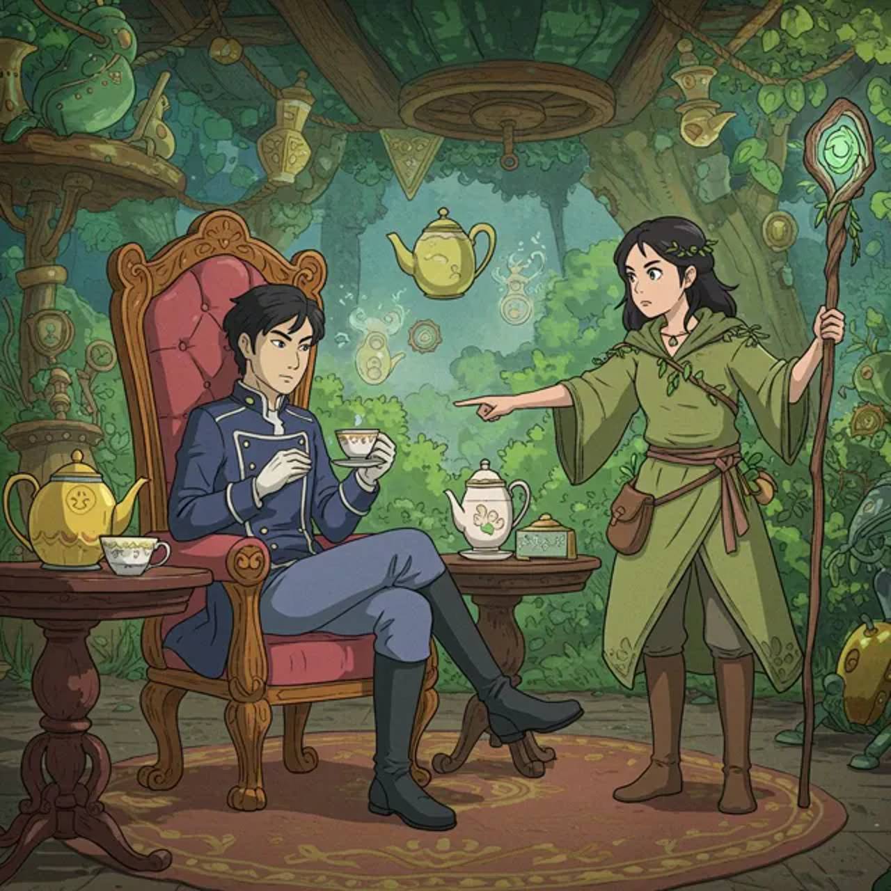 Storybook-style family scene suitable for keepsakes, cards, and social posts.