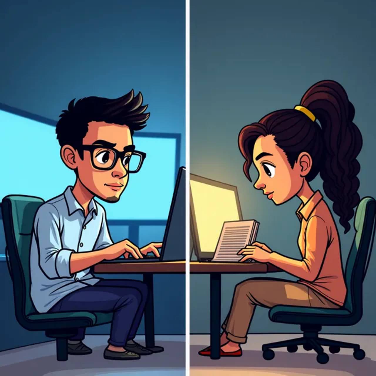 Young adults struggle with opportunities to break technological barriers in their professional and learning pursuits.