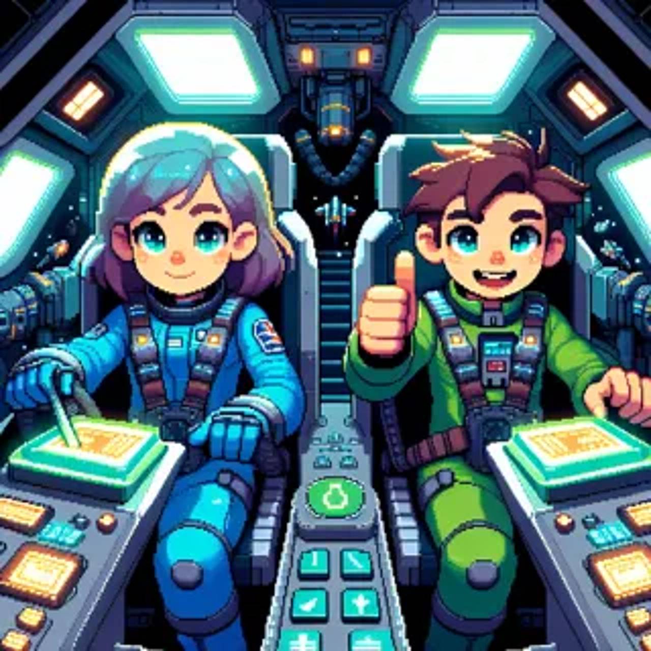 Pixel video style