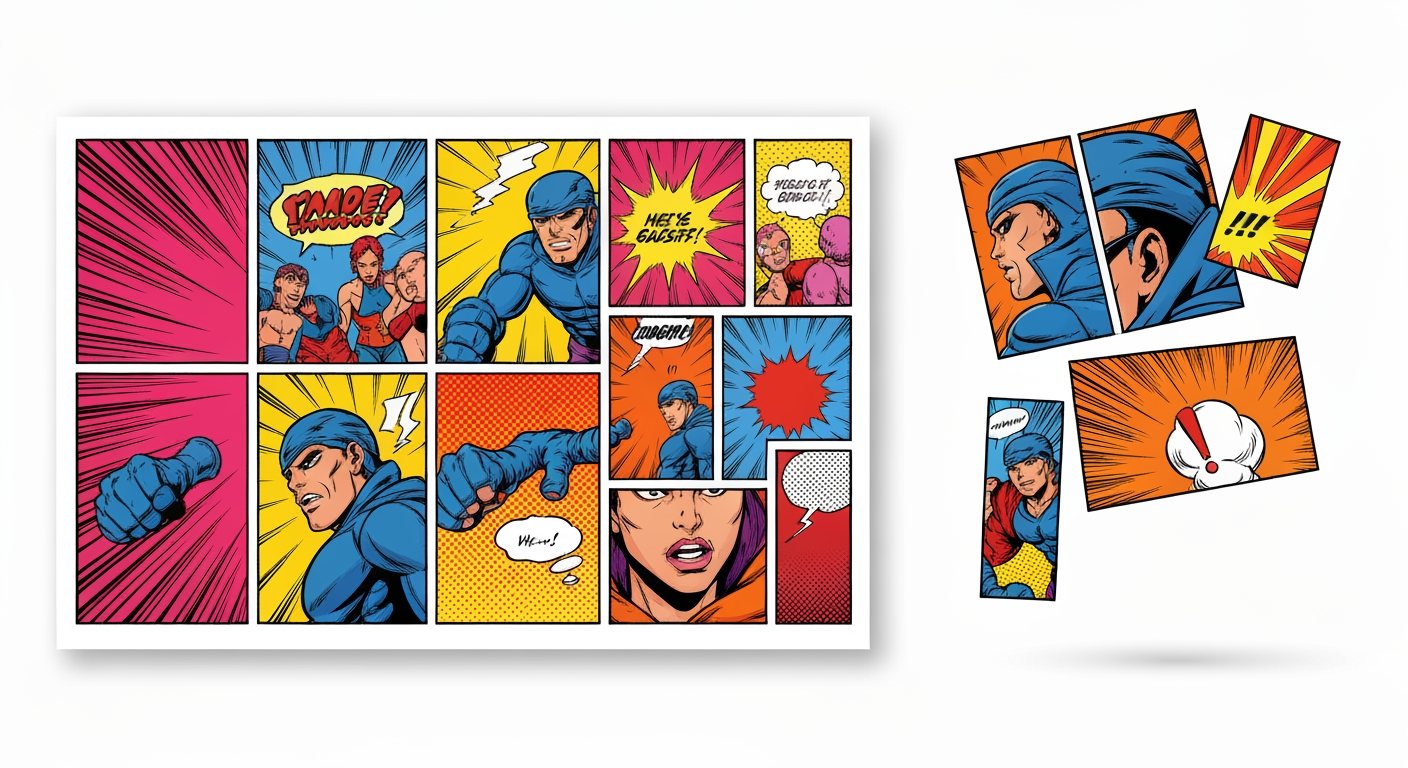 Comic Panel Segmentation demo 1