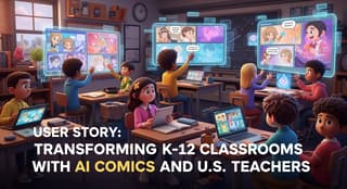 User Story: Transforming K-12 Classrooms with AI Comics and U.S. Teachers