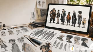 Distinct Comic Character Design: Body Types, Silhouettes, and Same-Face Fixes