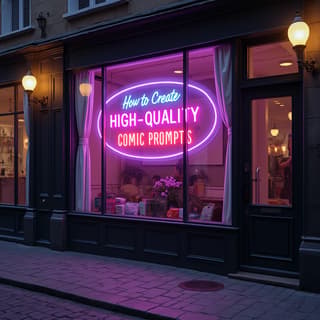 How to Create High-Quality Comic Prompts