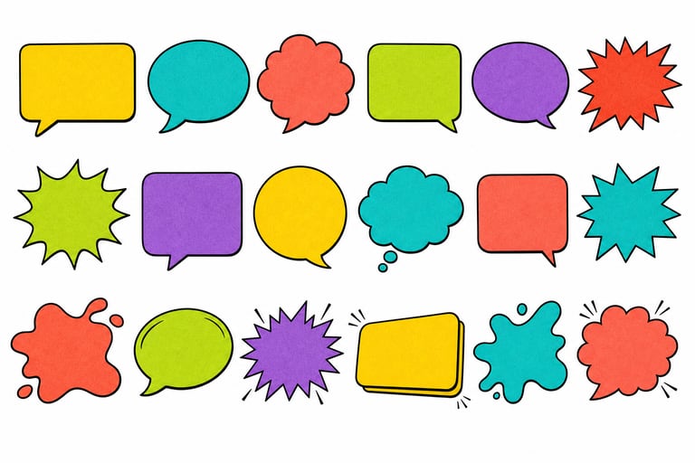 Color Pop Bubble Sheet