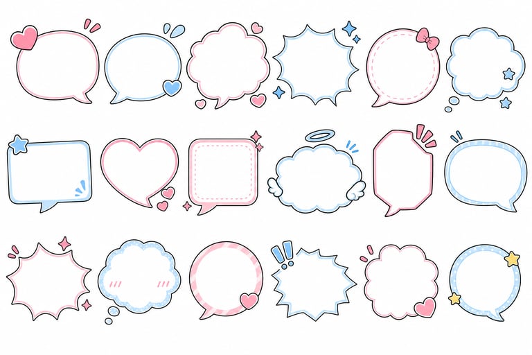 Cute Chibi Bubble Sheet