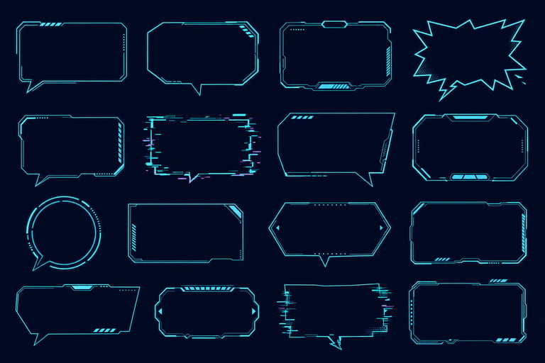 Cyber UI Bubble Sheet