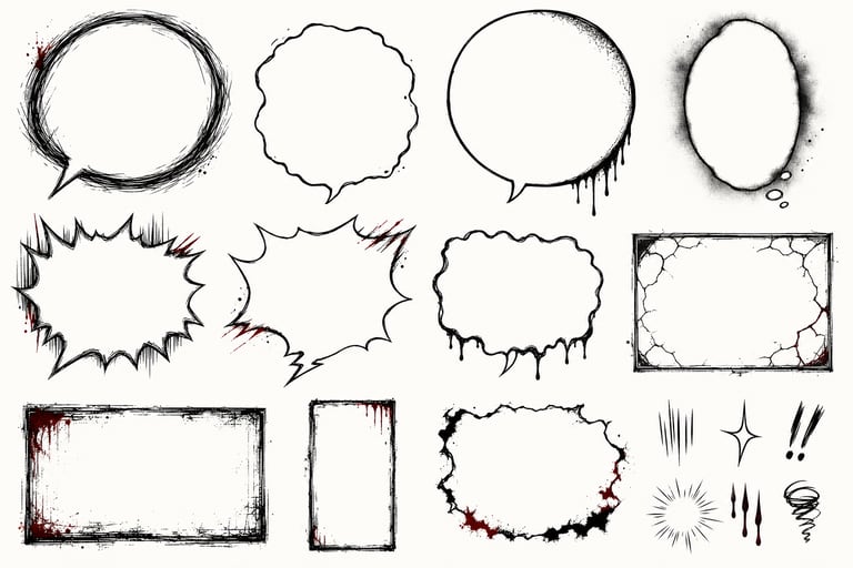 Horror Scratch Bubble Sheet