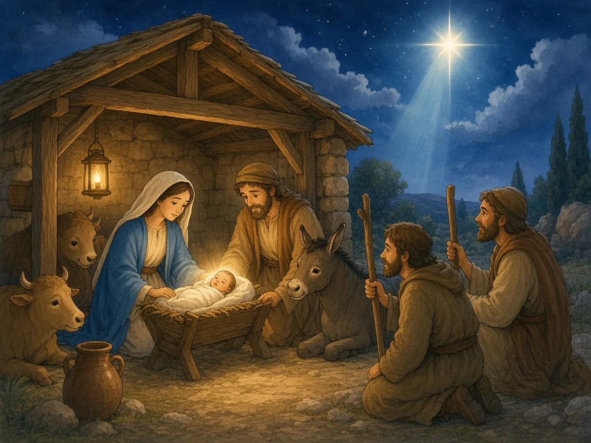 Nativity Bible comic gallery example
