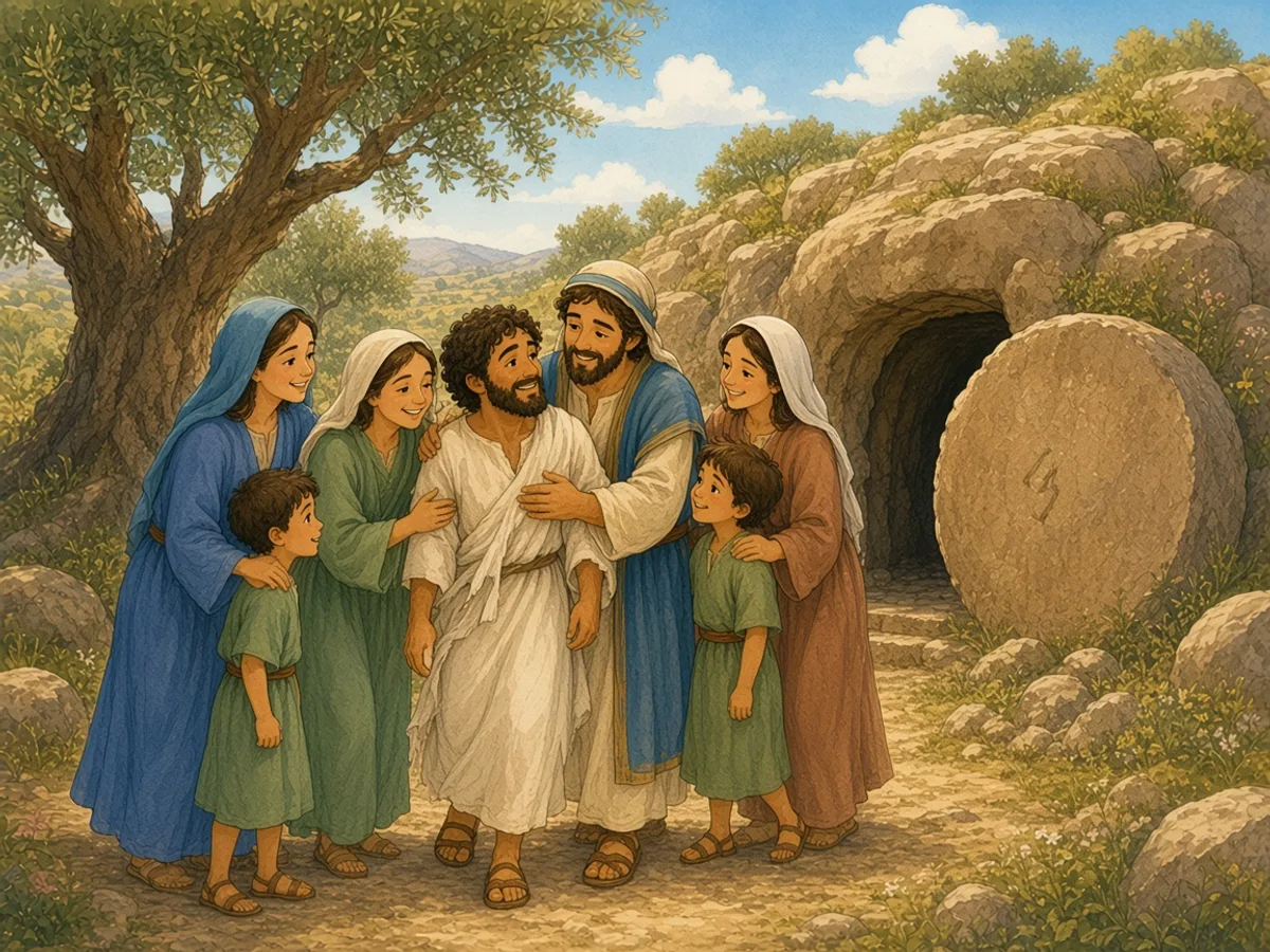 Lazarus Raised Bible comic