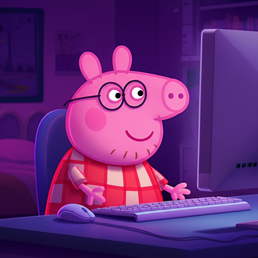 Panel 1, Peppa's Room