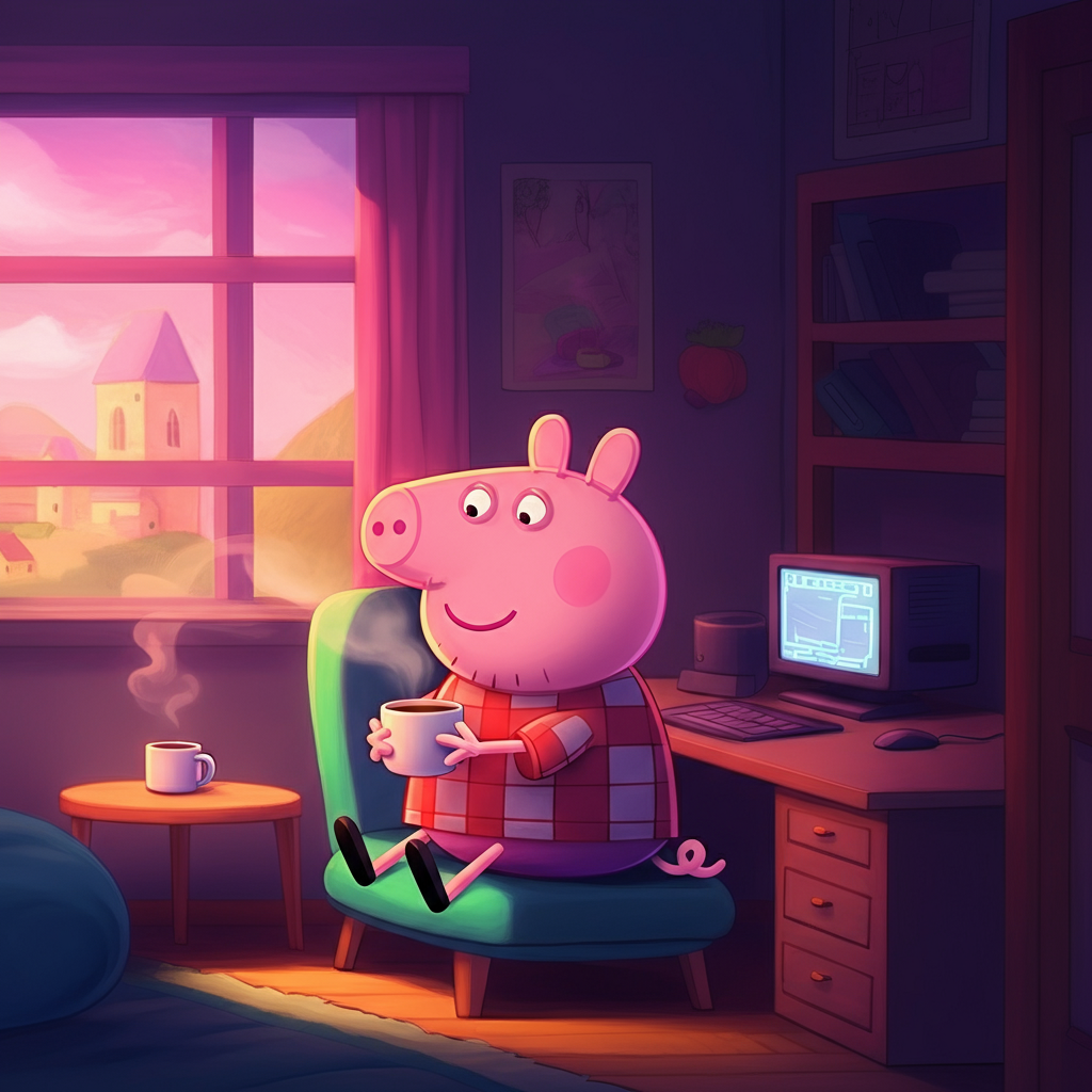 Panel 4, Peppa's Room