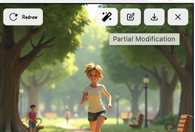 Partial Modification Example