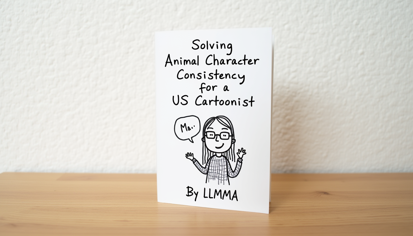 From Frustration to Feature: Solving Animal Character Consistency for a US Cartoonist