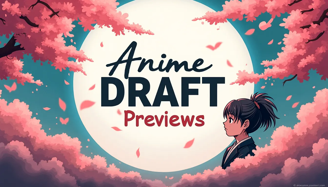 Celebra Reconhecimento, Pré-visualizações de Rascunhos Anime Renovadas e Pacotes de Preços