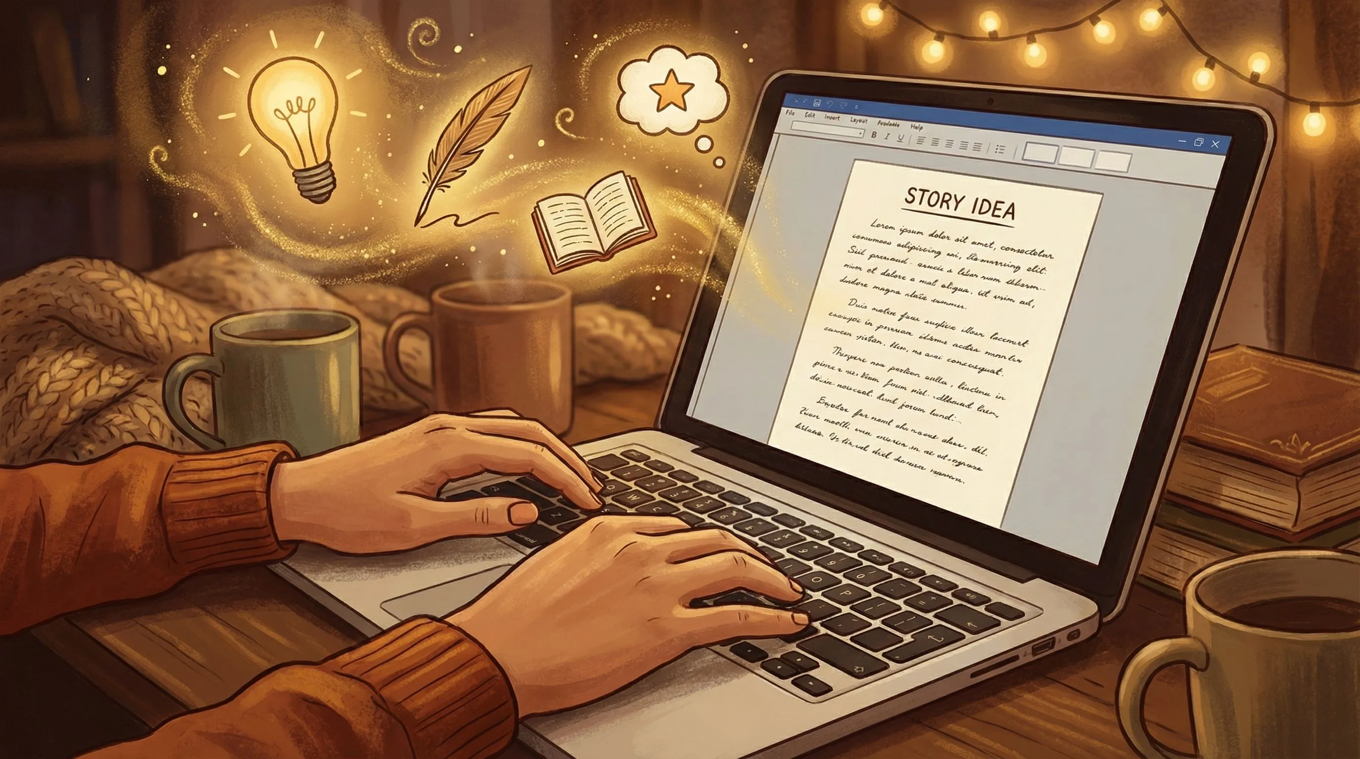 Input webtoon script and select model