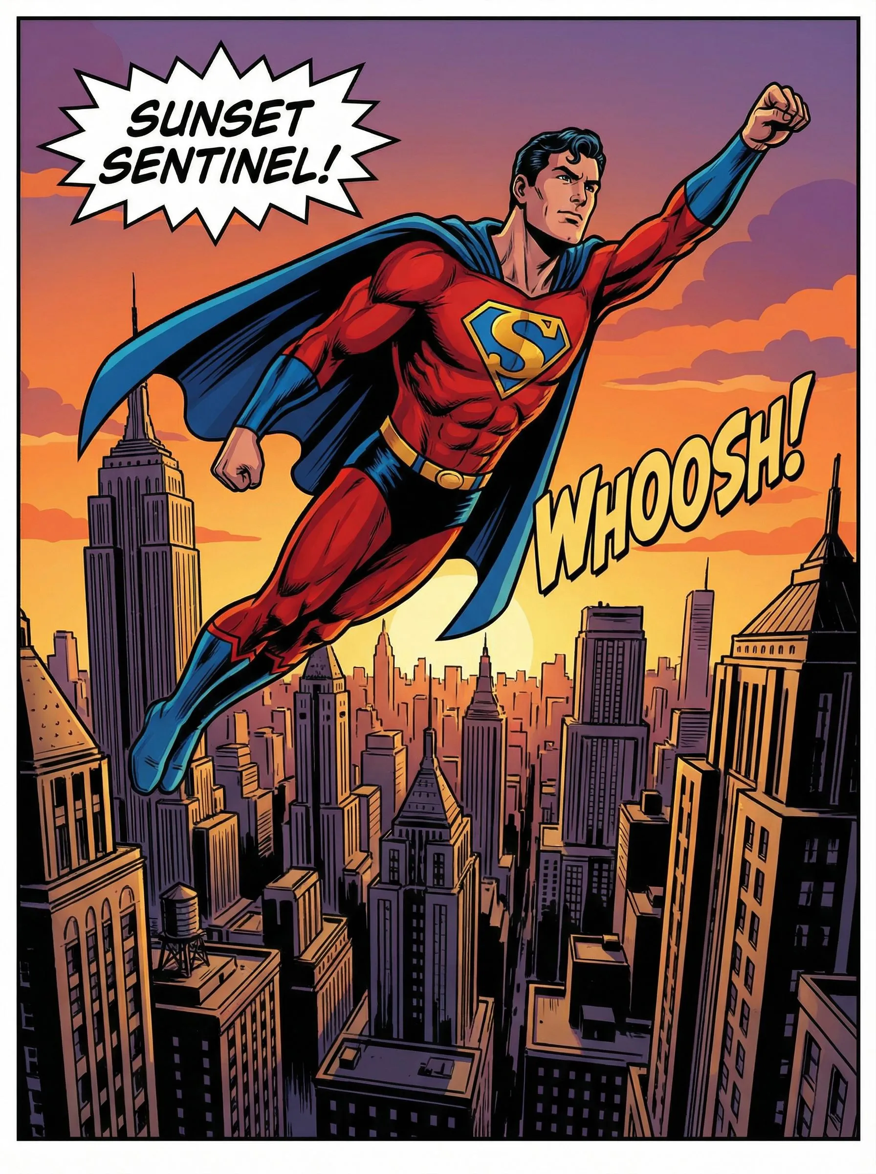 American Comic Style - Superhero