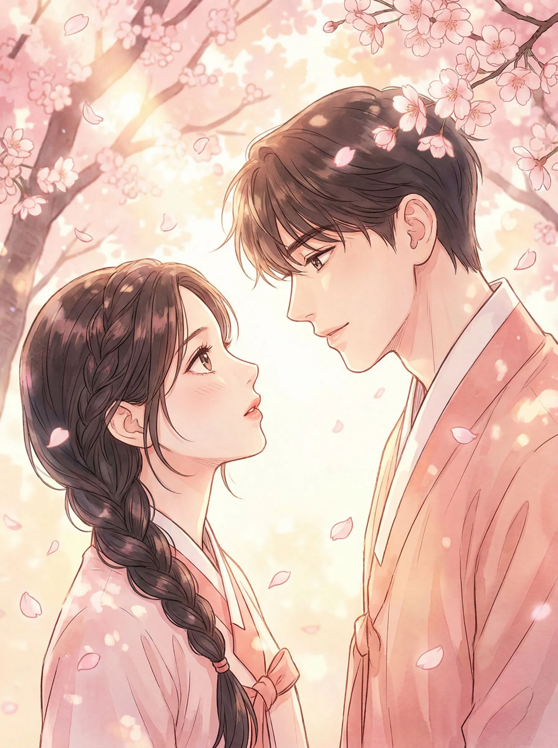 Korean Webtoon Style - Romance