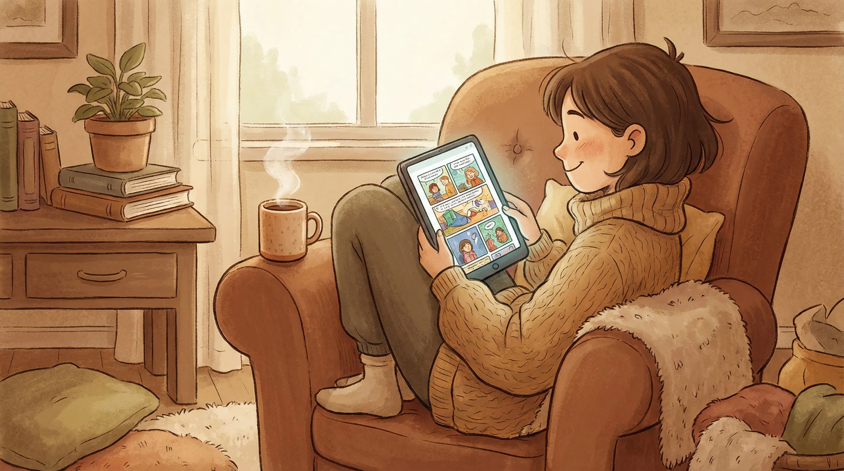 Final generated webtoon result