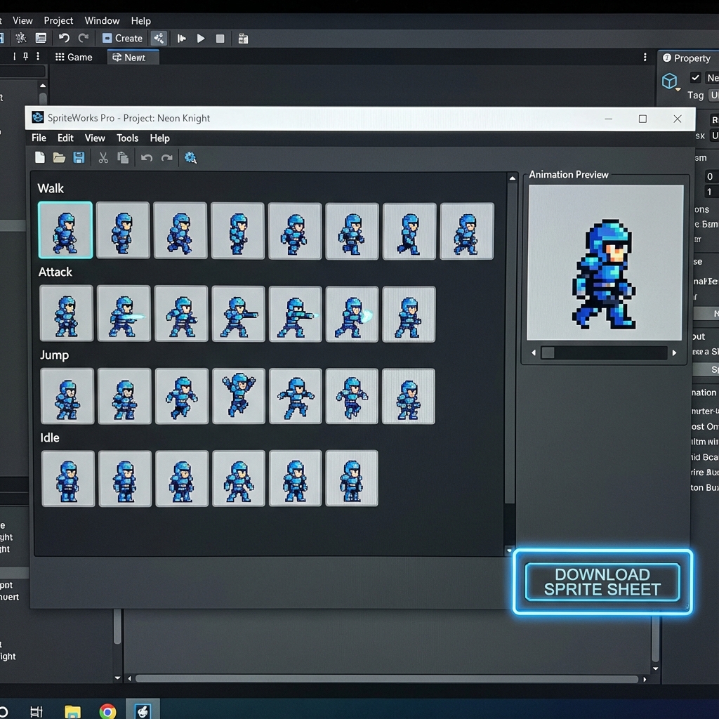 Step 4 – Download Sprite Sheet
