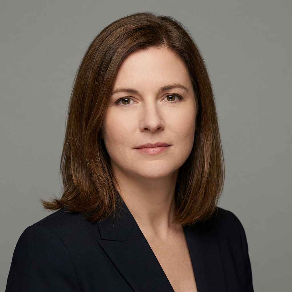 Portrait with extended soft studio background