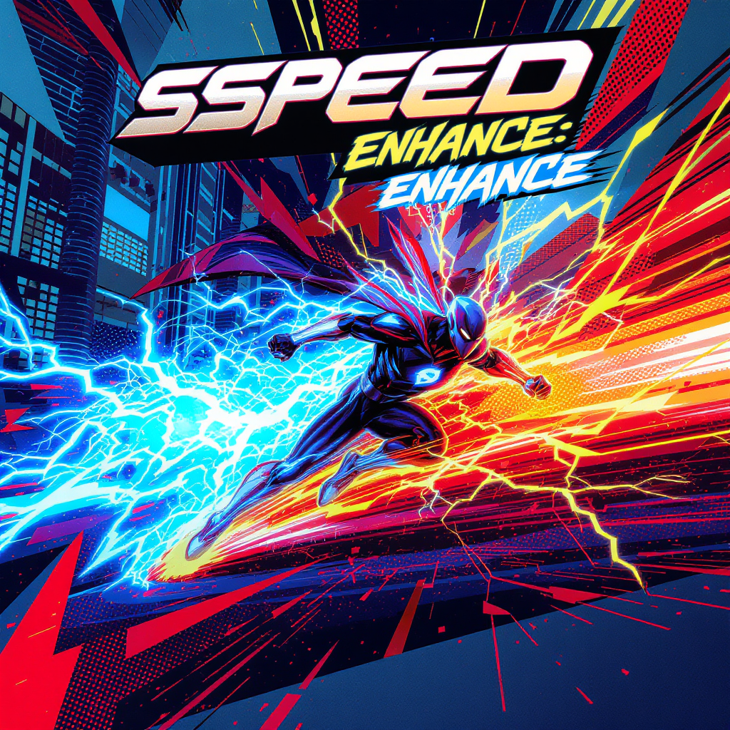 Comic Generation Speed Enhance interface showing real-time panel output