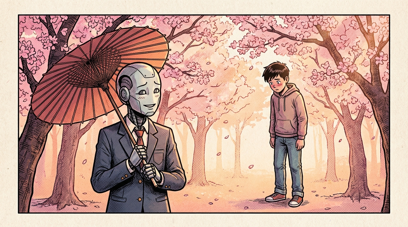 A Love Simulation with a Robot Transfer Student