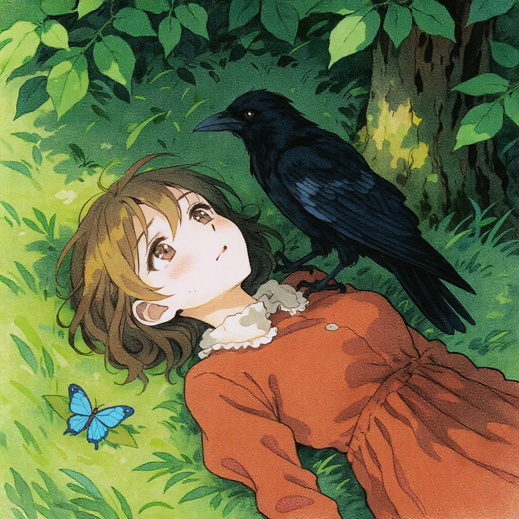 A highly detailed illustrative manga-style