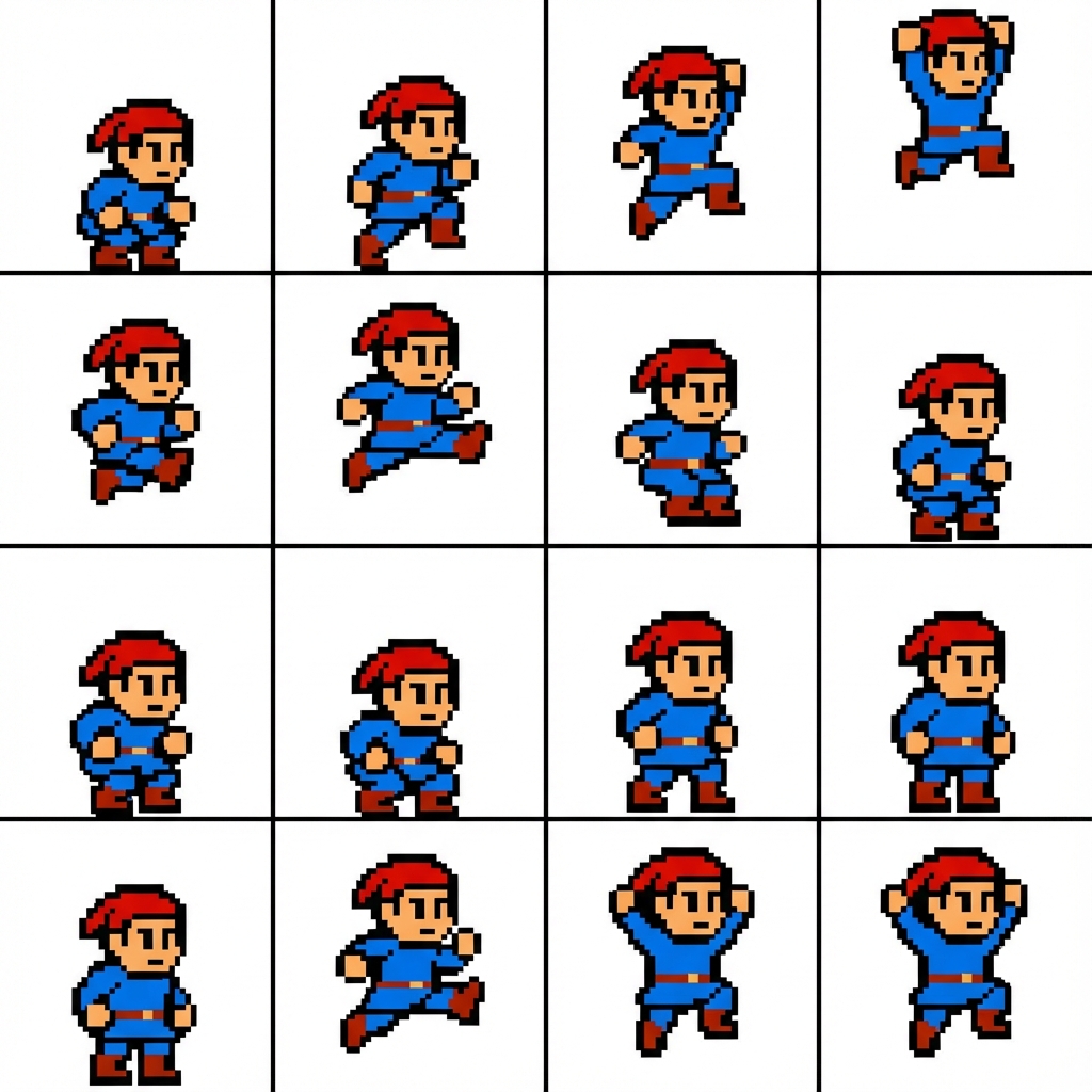 Jumping animation example