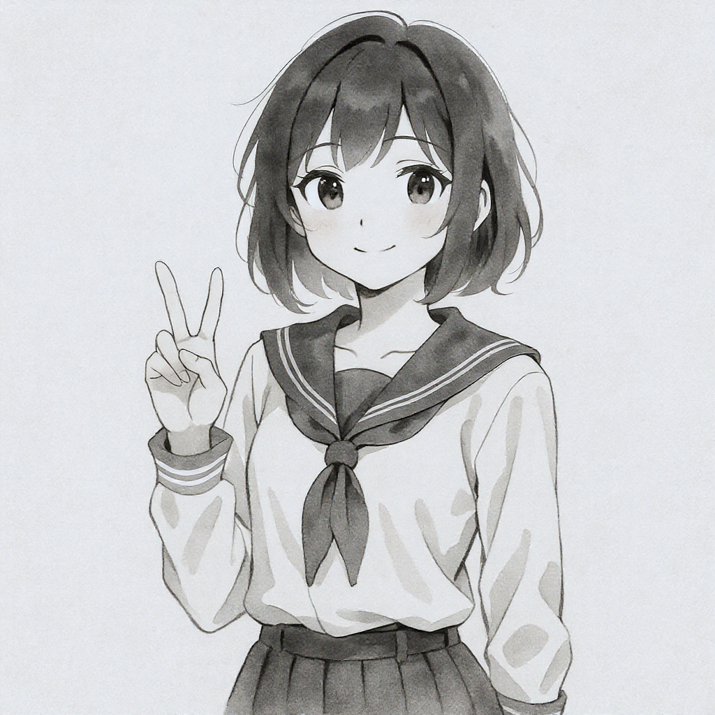 traditional Japanese sumi-e / ink-wash style