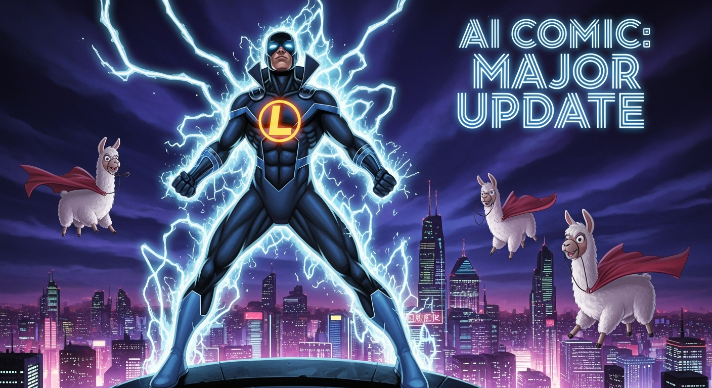 Grande Atualização do AI Comic: Reconhecimento de voz por IA, Painel de Capa Melhorado, Criação de Mundos de Jogo e Nova Interface Deslumbrante!
