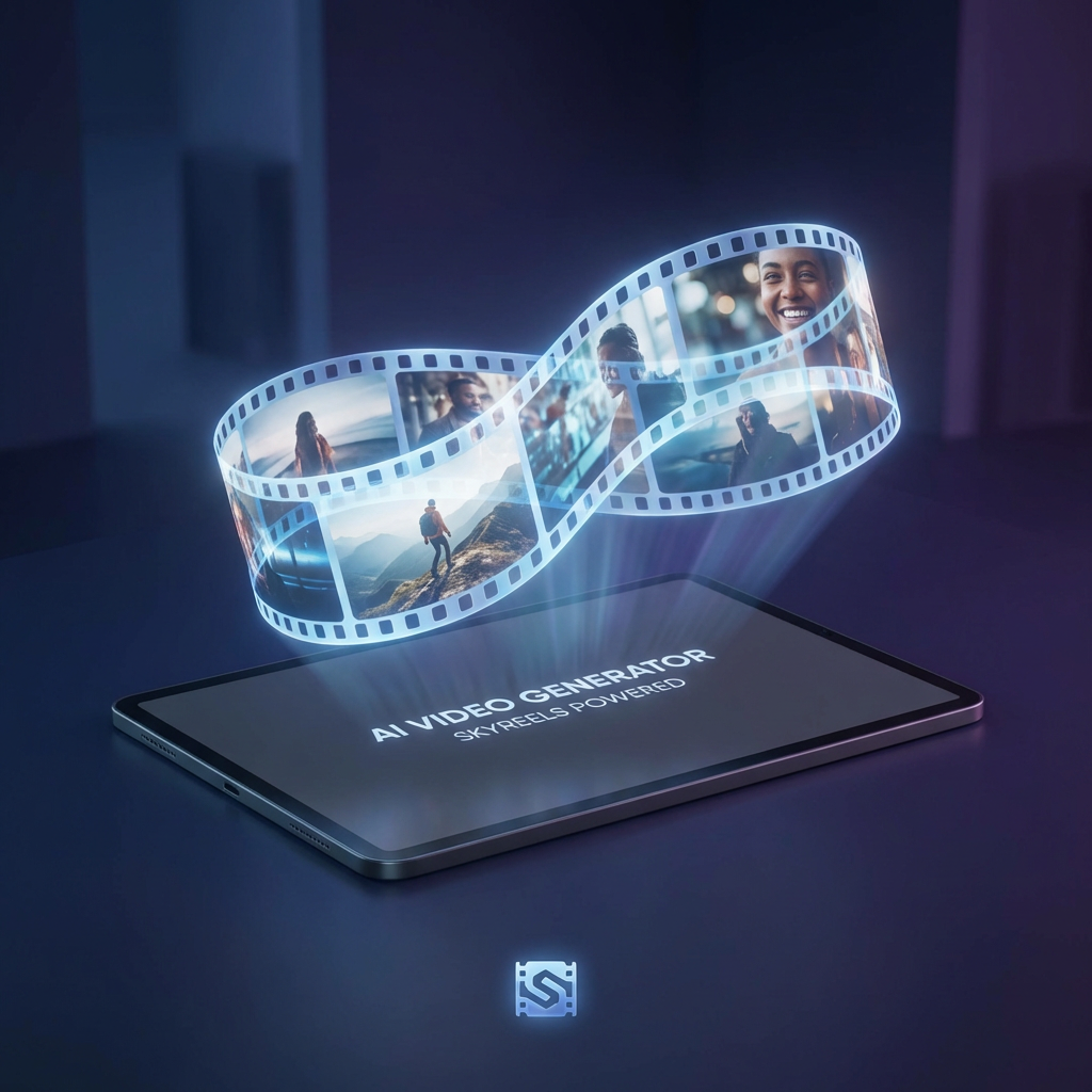 SkyReels AI Video Generator finished example