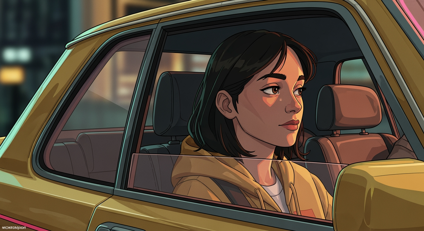 stylized cel-shaded 2D modern animation