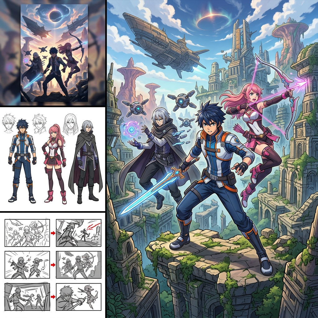 Anime Key Visual project idea 5