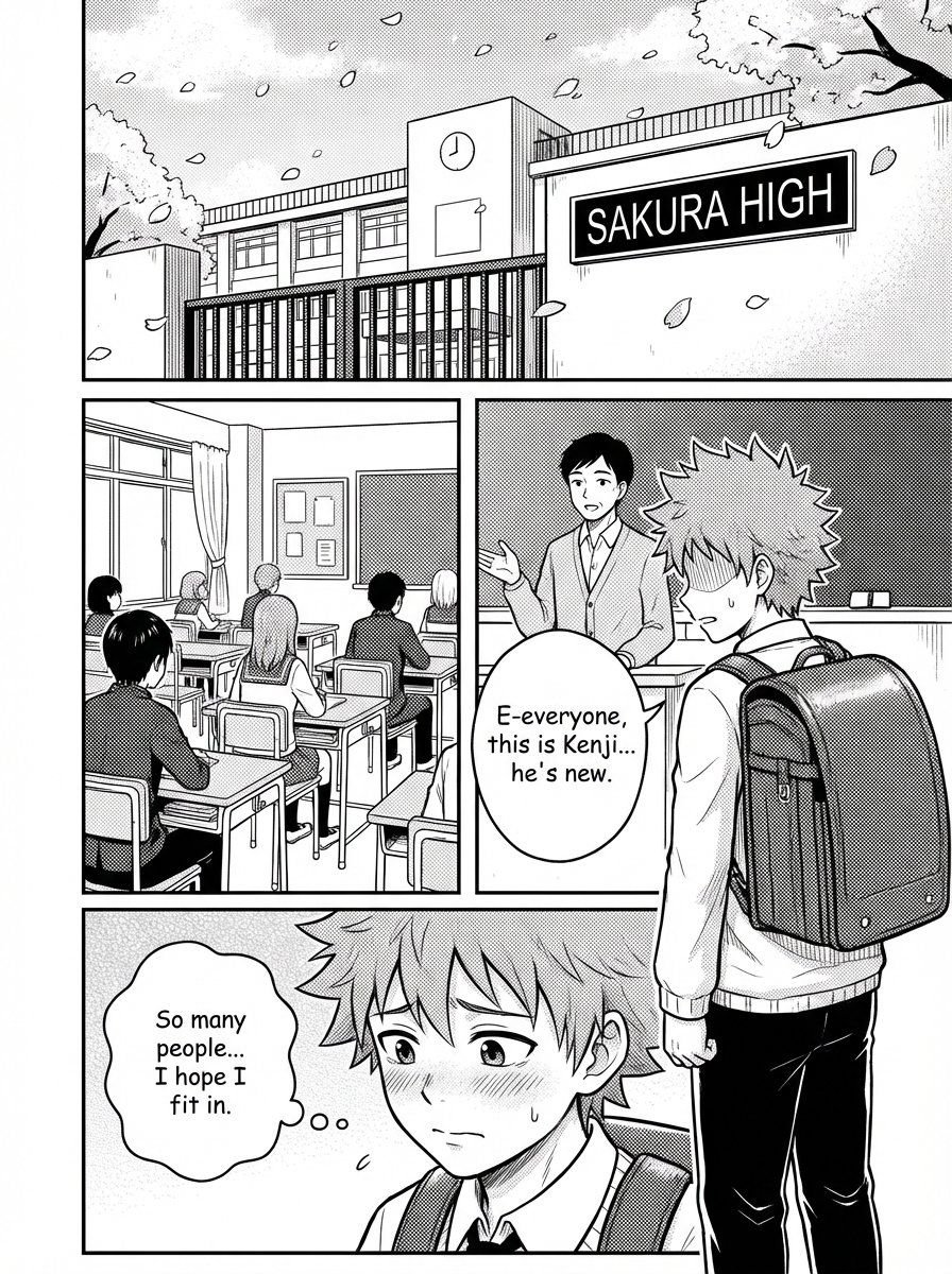 Meet Sakura - A shy high school student