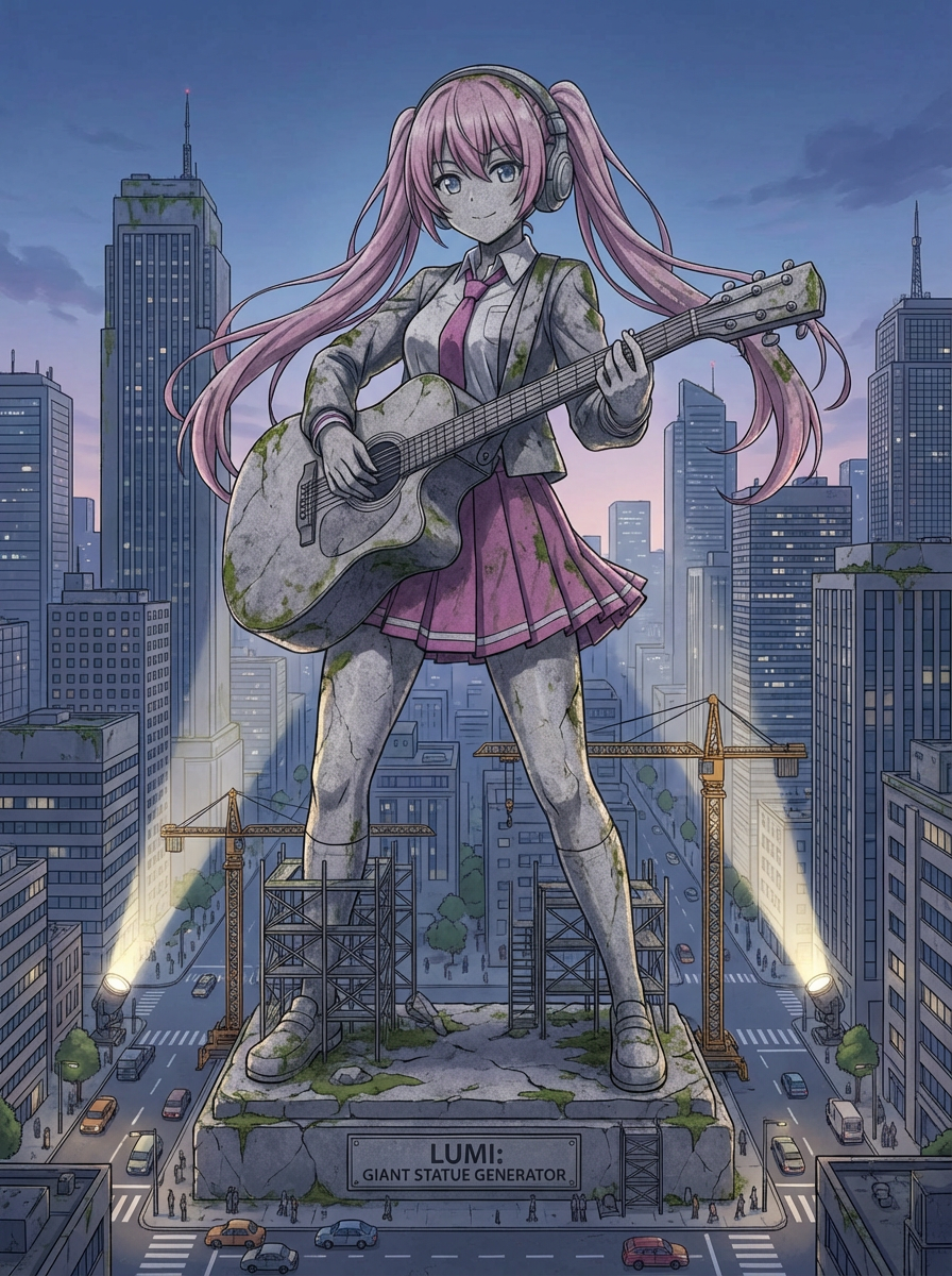 AI Giant Statue Generator demo 1