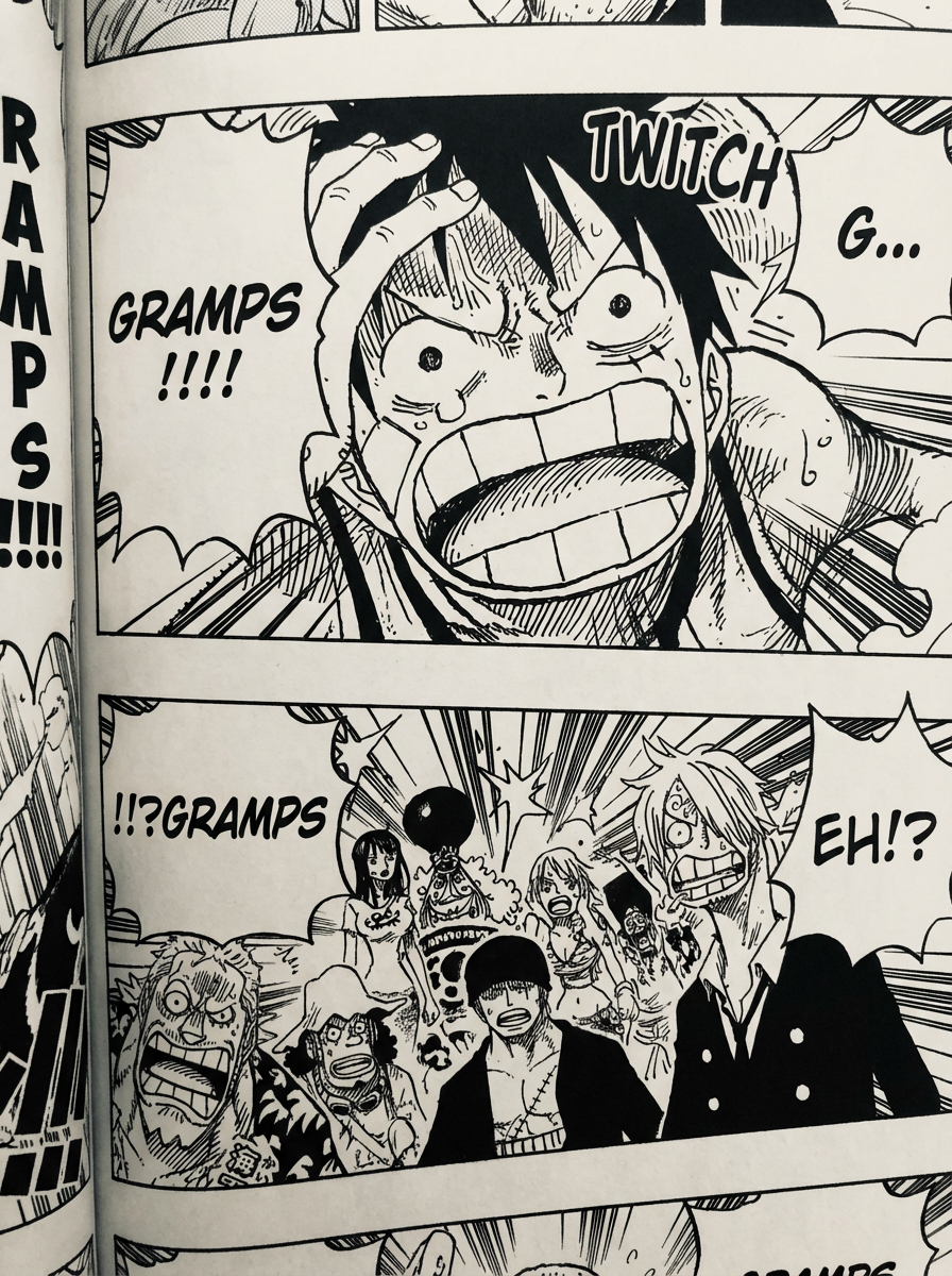 English translated manga page example 2