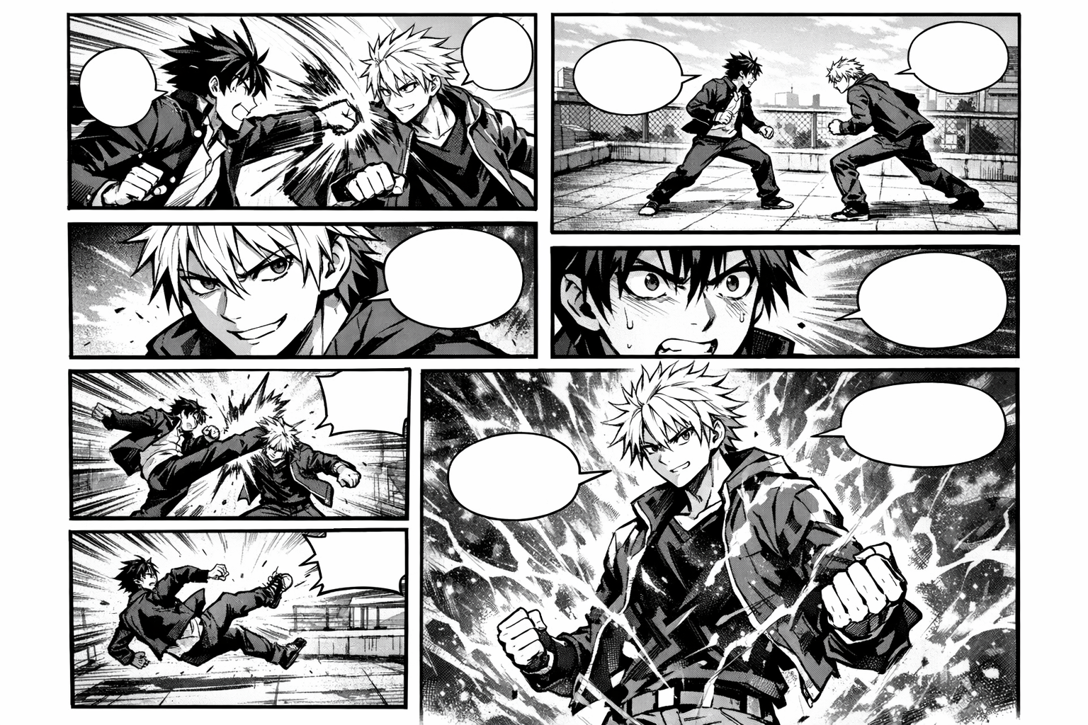 AI Manga Page Generator