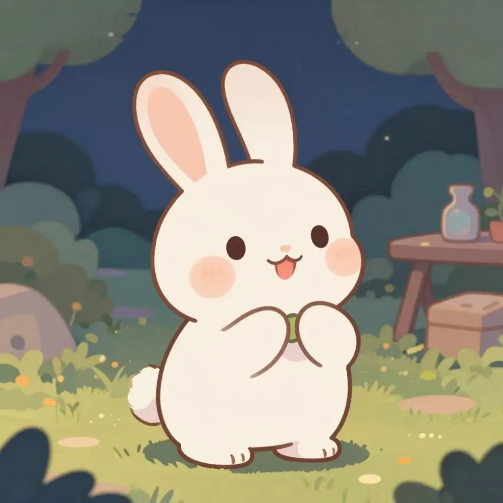 The Bunny Astronaut and the Raspberry Meteor solution proof sample